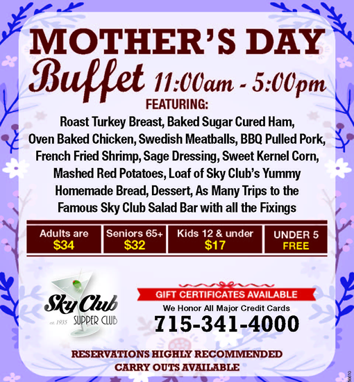Mothers Day Buffet